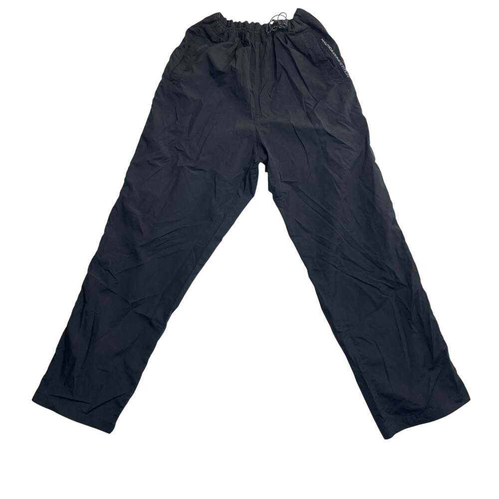Nautica Competition Black Nylon Track Pants Windbreaker Men’s M/M